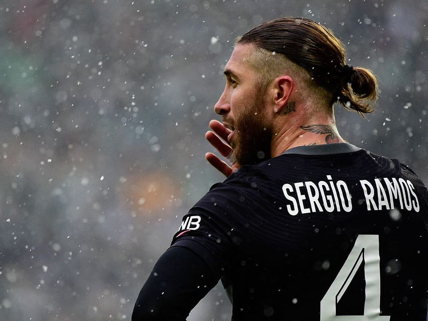 Sergio Ramos erstes Spiel für PSG, wie hat er abgeschnitten?, sergio ramos 2022 HD-Hintergrundbild