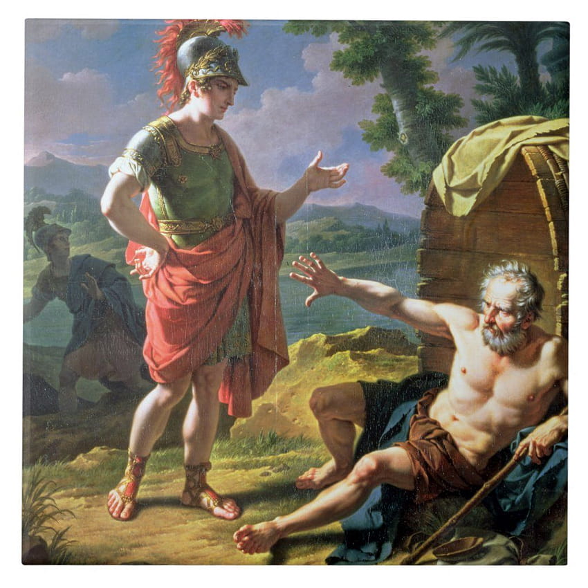 Alexandre e Diógenes, 1818 Papel de parede de celular HD