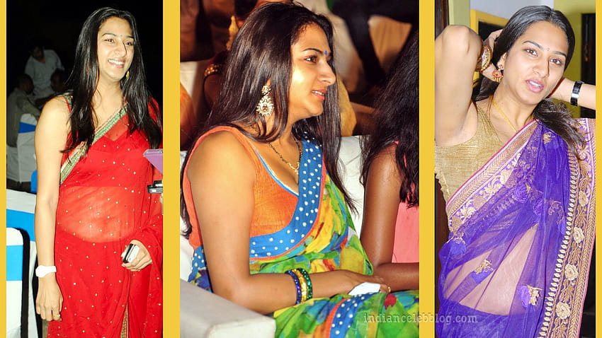 Surekha vani гореща блуза без ръкави сари от събитие – indiancelebblog HD тапет