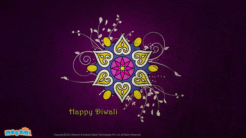 Diseños Diwali Rangoli, praful fondo de pantalla