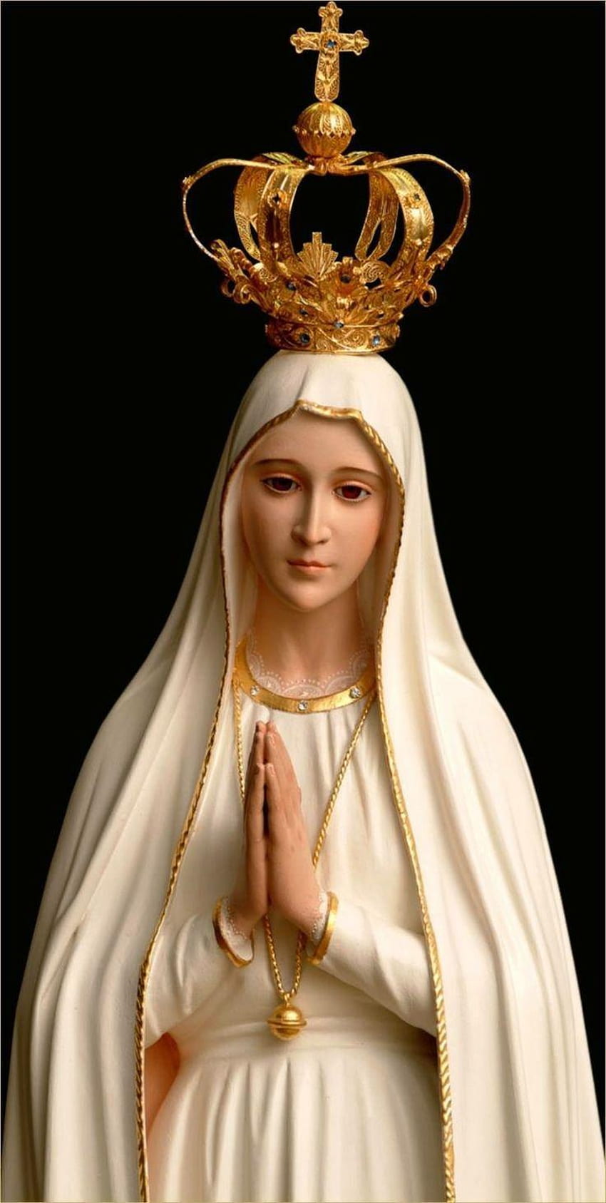 Дева Мария, нашата дама от Фатима HD тапет за телефон