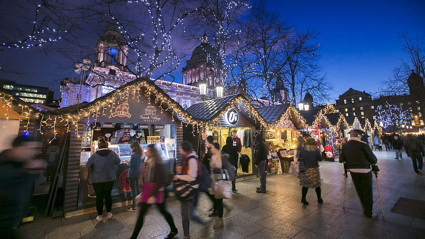 Stuff Your Face at the Belfast Christmas Market in Northern Ireland, belfast northern ireland HD wallpaper