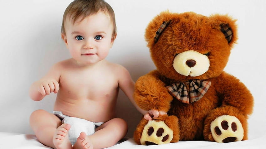 Toys, plush bears HD wallpaper