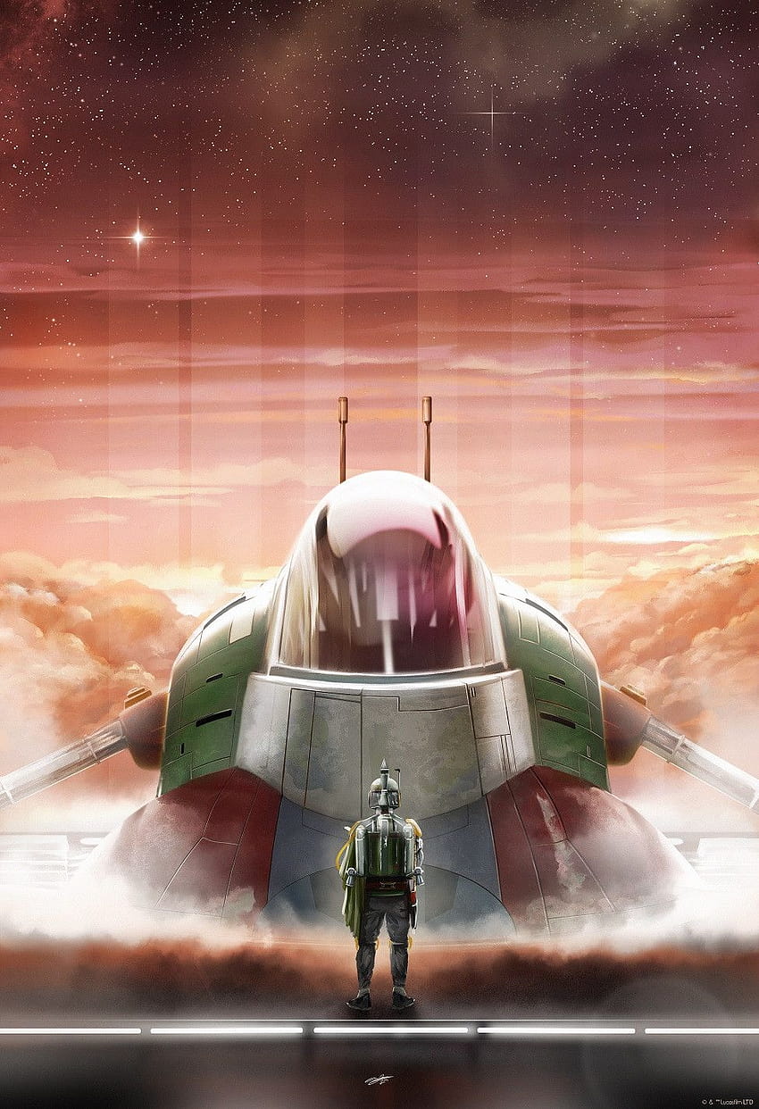 Boba Fett Slave I posted by Ethan Cunningham, slave one HD phone wallpaper