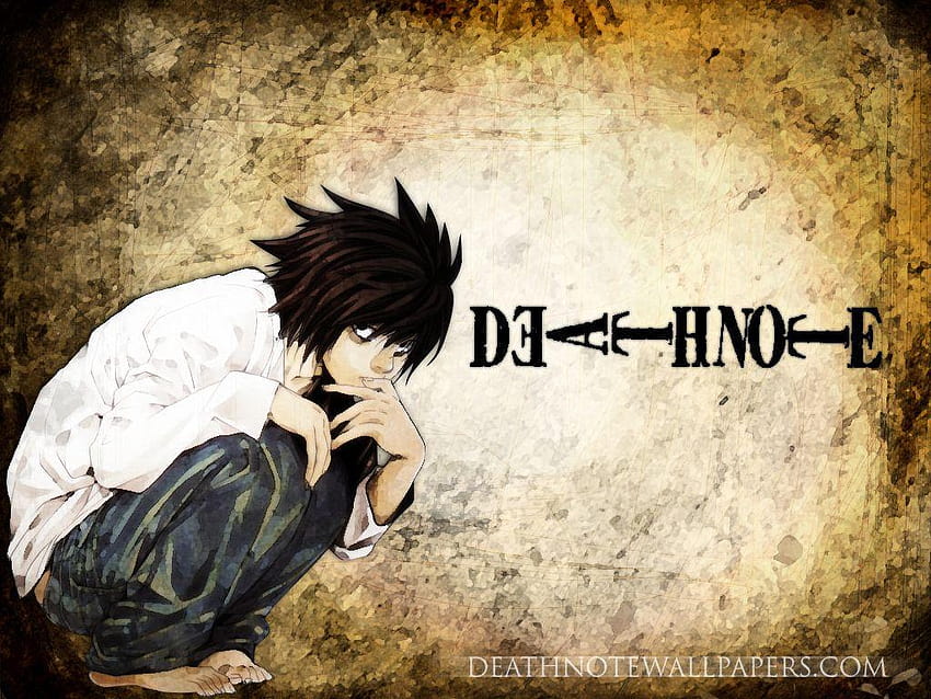  Excelencia de dibujos animados - Death Note, l death note, Fondo de pantalla HD