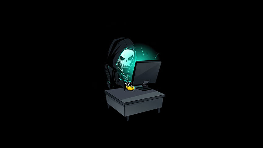 Skull Hacking Time , Artist, Backgrounds, and HD wallpaper