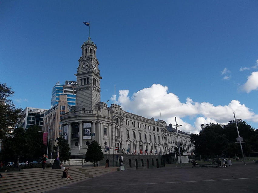 Karas neuseeländischer Blog, Rathausorgel von Auckland HD-Hintergrundbild
