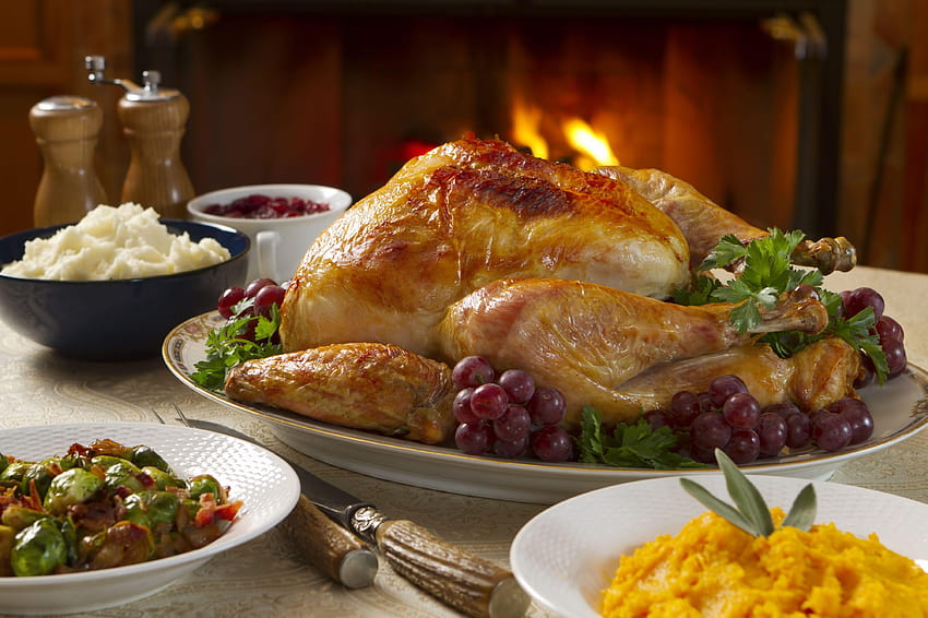 Thanksgiving , christmas turkey HD wallpaper