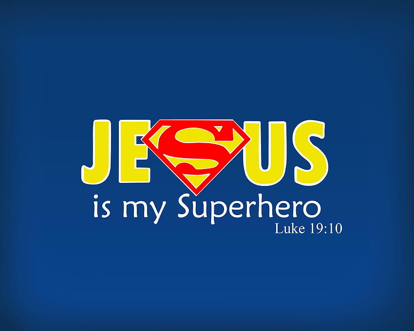 Is My Superhero by NyandrewB, jesus logo HD wallpaper