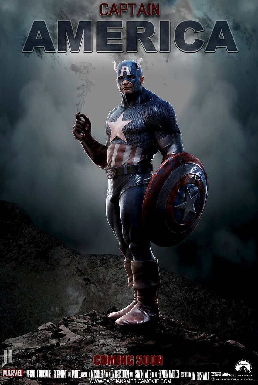Captain America : Captain America 3d model .obj, .max HD phone wallpaper