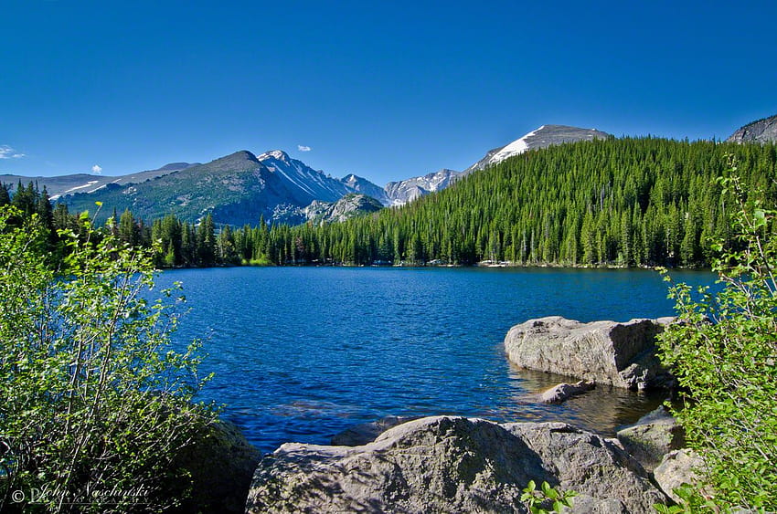 Rocky Mountain National Park Sommer, Sommer in den Colorado Mountains HD-Hintergrundbild