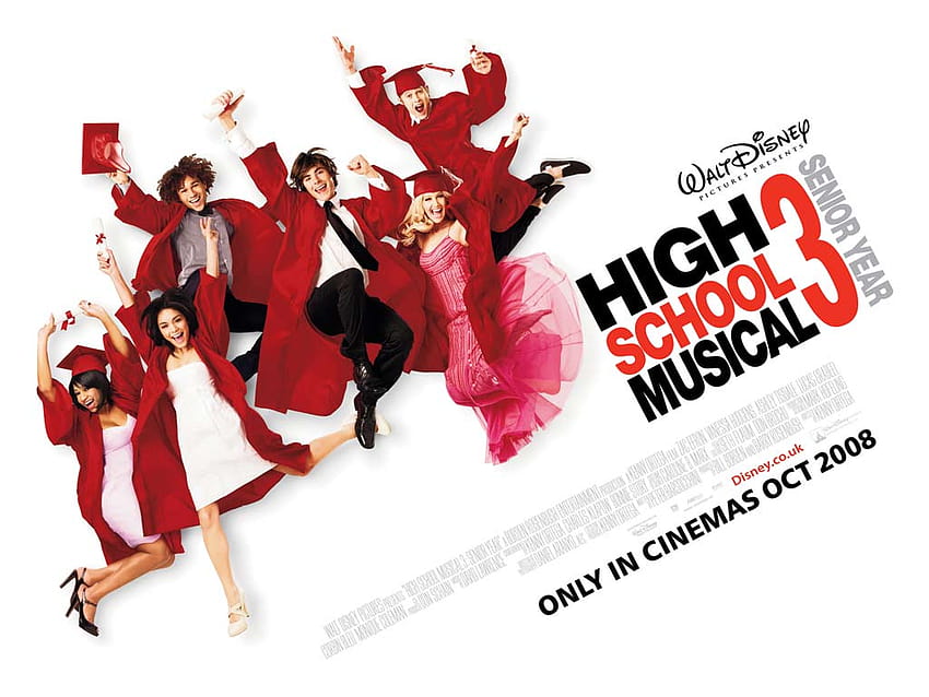 4 out of 10 Movie Reviews » High School Musical 3: Senior Year –, school films HD wallpaper