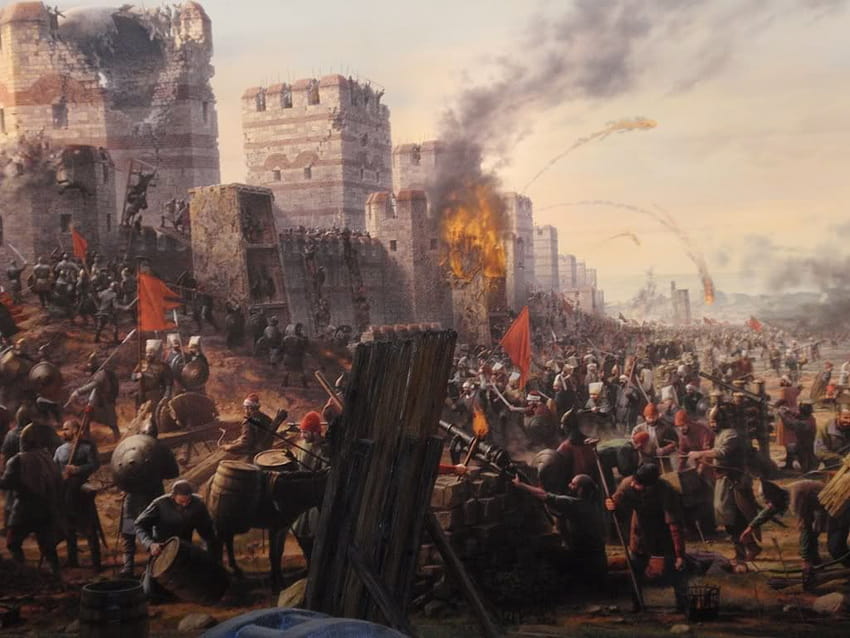 Cerco de Constantinopla, 1453 papel de parede HD