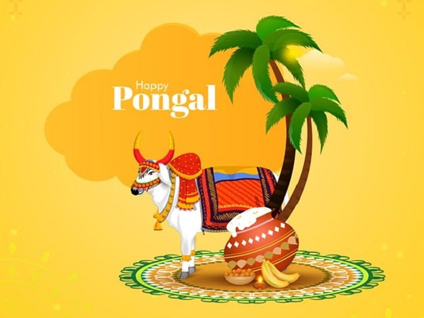 Happy Pongal 2022 wishes, quotes in Tamil, messages, Facebook and WhatsApp status HD wallpaper