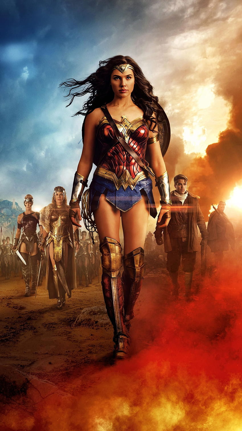 Wonder Woman, wonder women movie poster HD phone wallpaper