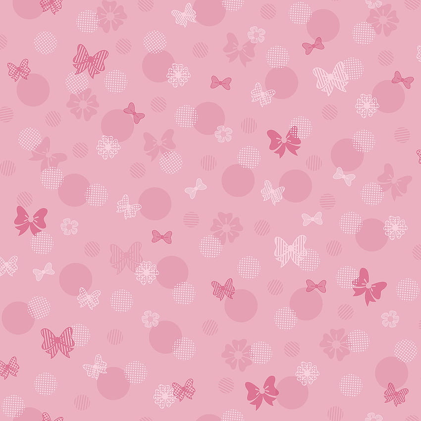 Pelapis Dinding York DI0991 Disney Minnie Mouse Rainbow Pink, disney pink wallpaper ponsel HD