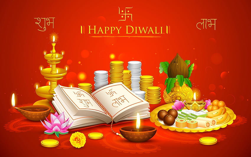 Feliz Diwali, festivais indianos, , Celebrações papel de parede HD