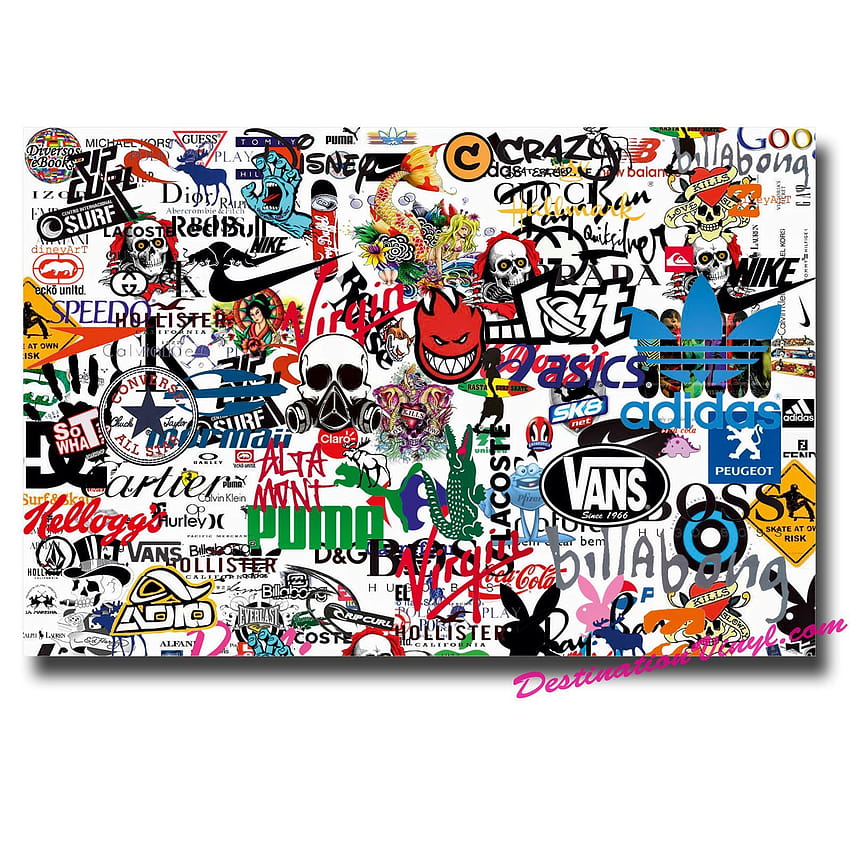 Trendy Laptop Sticker on Dog HD wallpaper