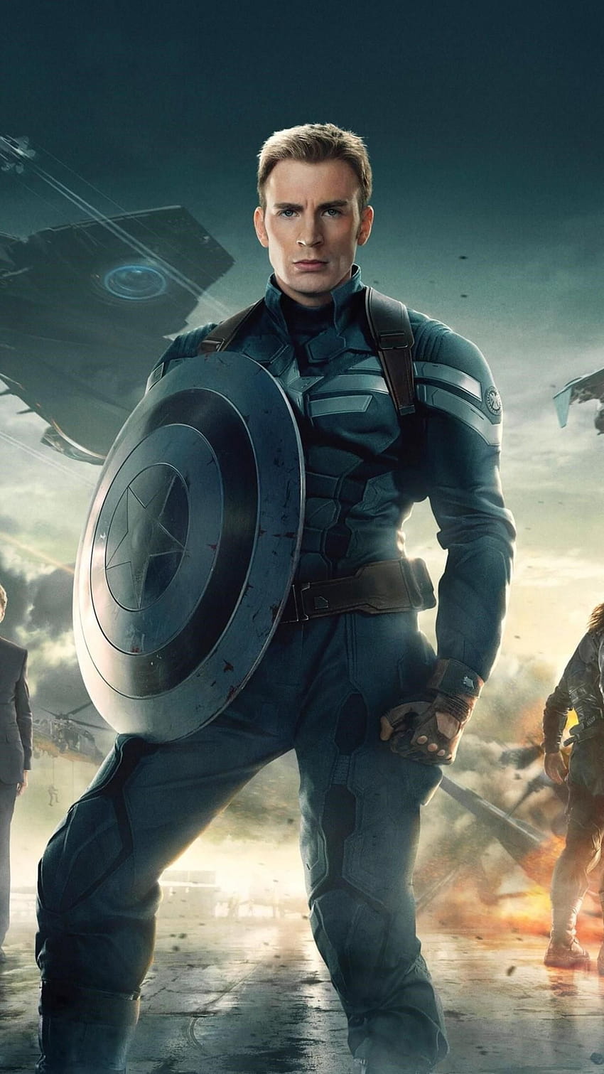 Captain America The Winter Soldier ยนตร์ ยนตร์เกี่ยวกับทหาร วอลล์เปเปอร์โทรศัพท์ HD