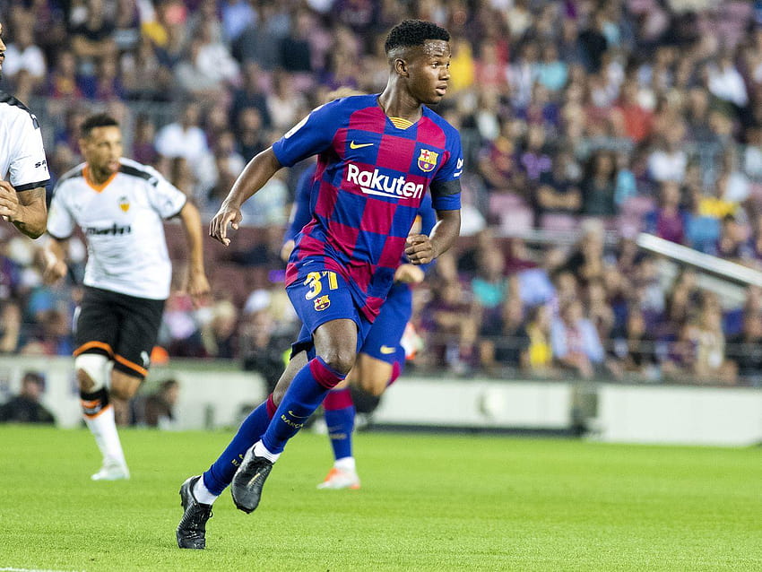 Ansu Fati could be missing for Barcelona for a month for U17 HD wallpaper