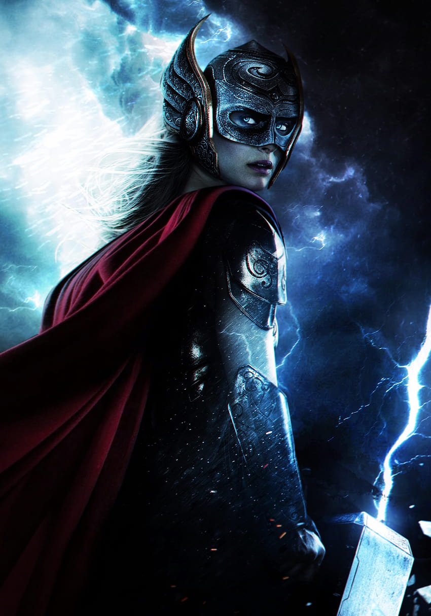 Jane Foster, Thor: amor y trueno, Mujer Thor, Gráficos CGI fondo de pantalla del teléfono