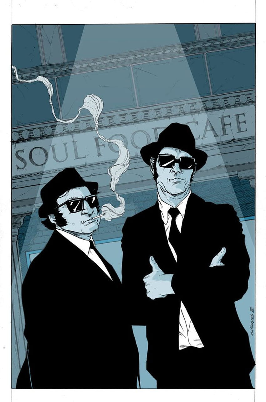 Blues Brothers in Color by anthonymarques, the blues brothers HD phone ...