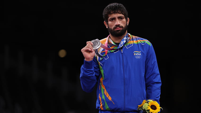 India's Ravi Kumar Dahiya pockets Tokyo Olympics wrestling silver medal HD wallpaper