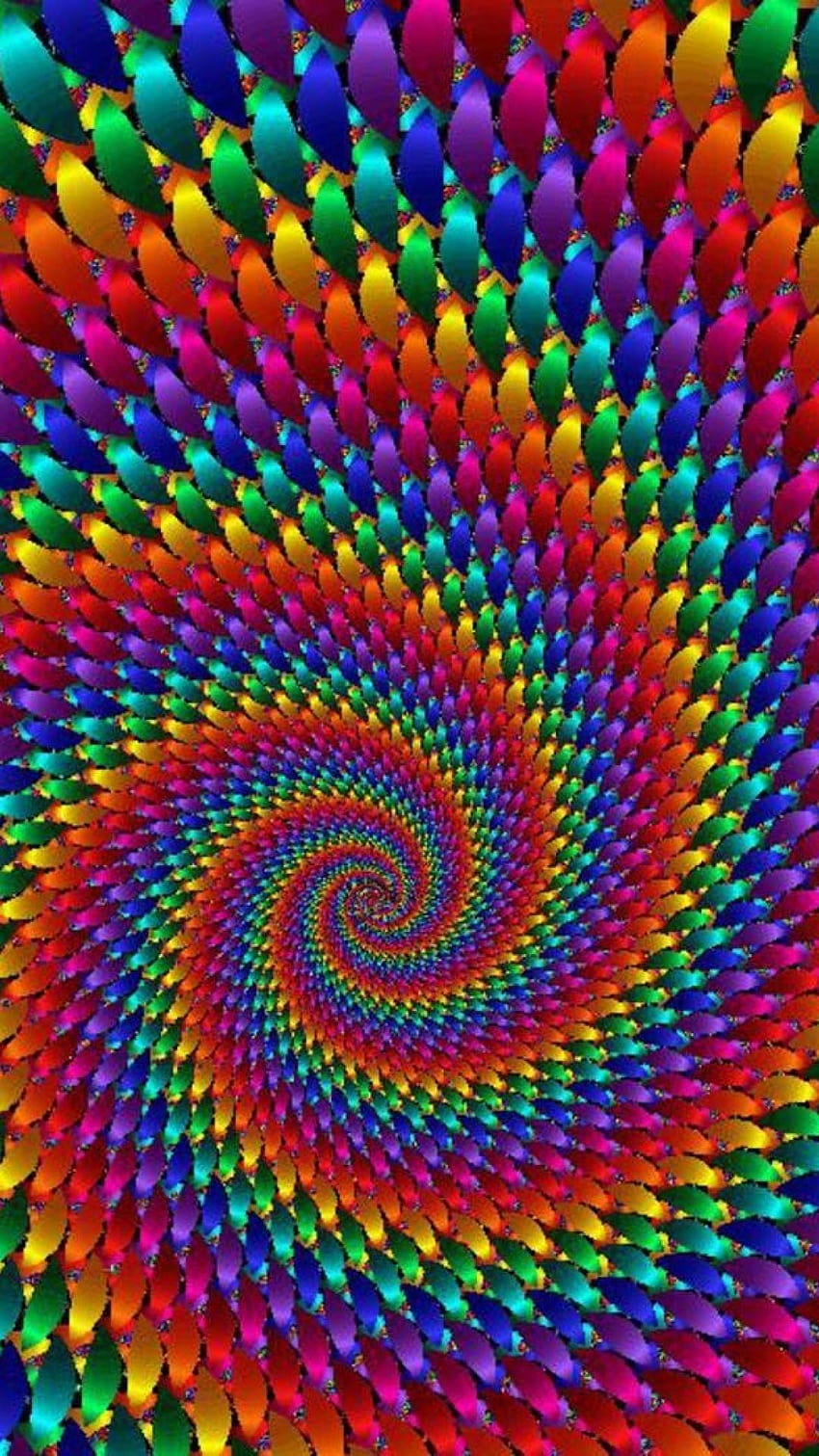 rainbow illusions HD phone wallpaper