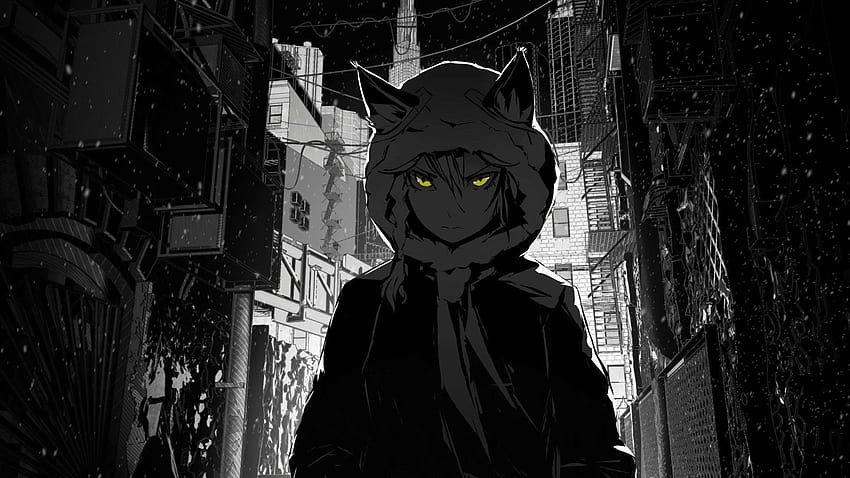 Anime Dark Boy, black pfp HD wallpaper