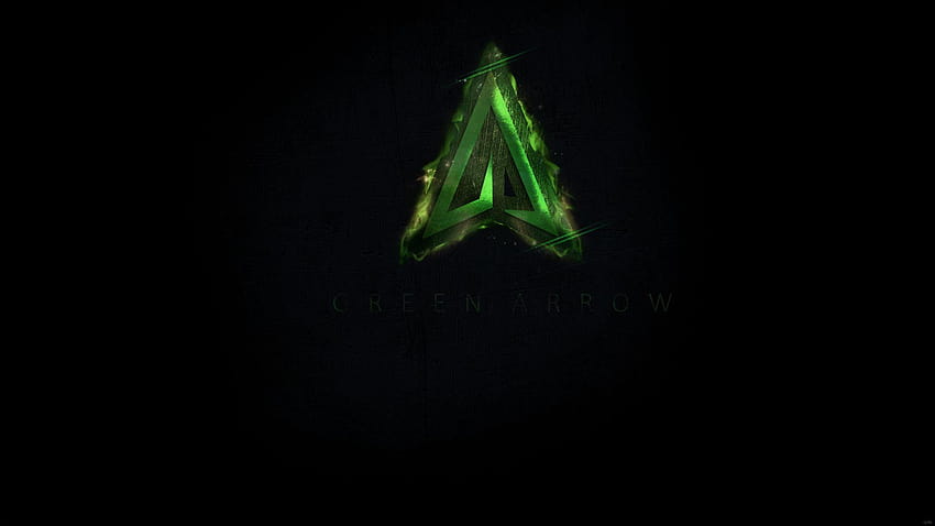 Green Arrow Logo, arrowhead HD wallpaper