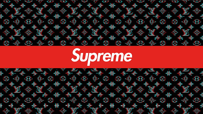 Supreme x Louis Vuitton Red Wallpapers for iPhone - Wallpapers Clan