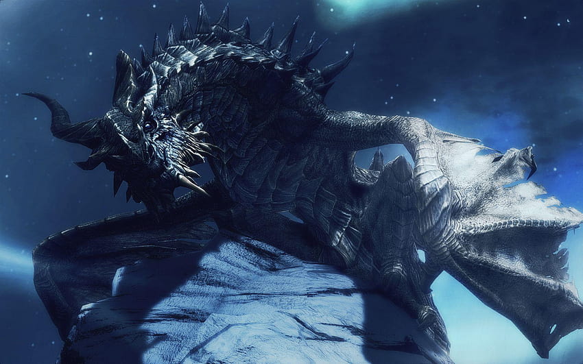 skyrim alduin duvar kağıdı