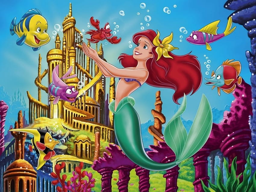 Princesas Disney: Ariel, La Sirenita, princesa sirena fondo de pantalla |  Pxfuel