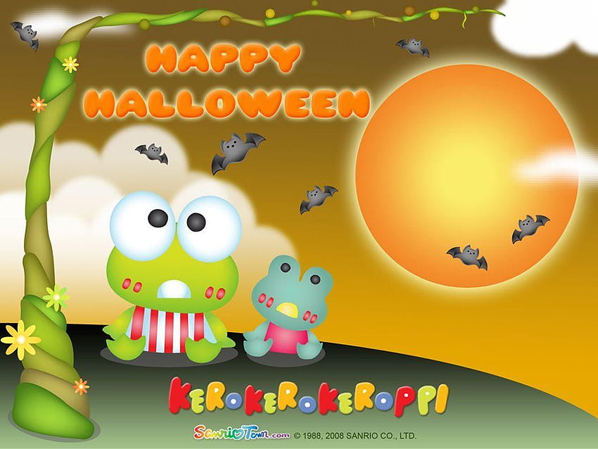 Halloween, cute keroppi HD wallpaper