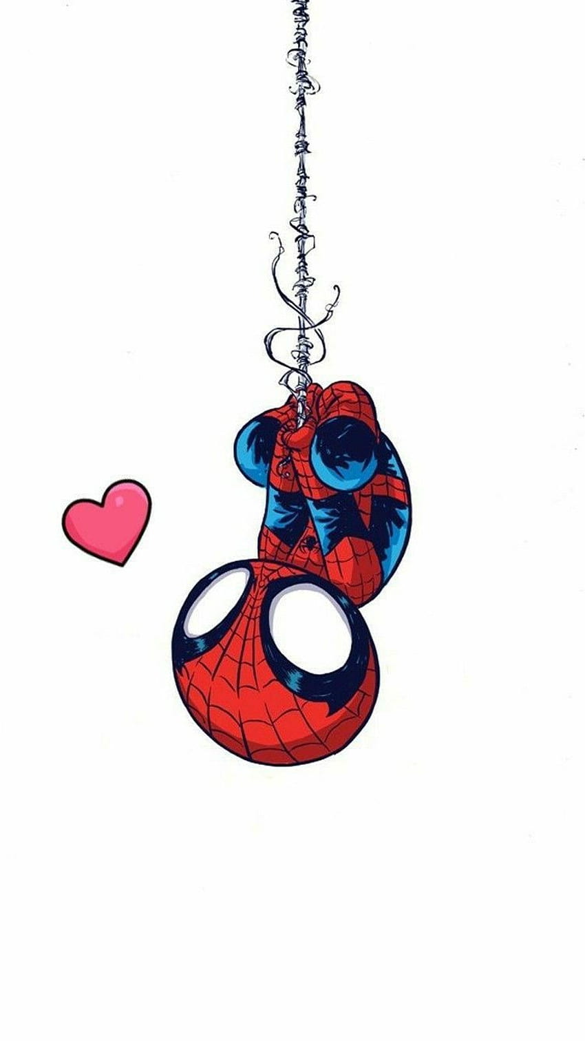 Pequeño Spiderman lindo, hombre araña lindo fondo de pantalla del teléfono