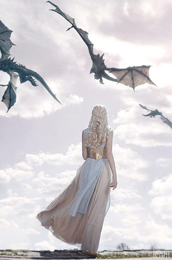 daenerys targaryen dragon wallpaper