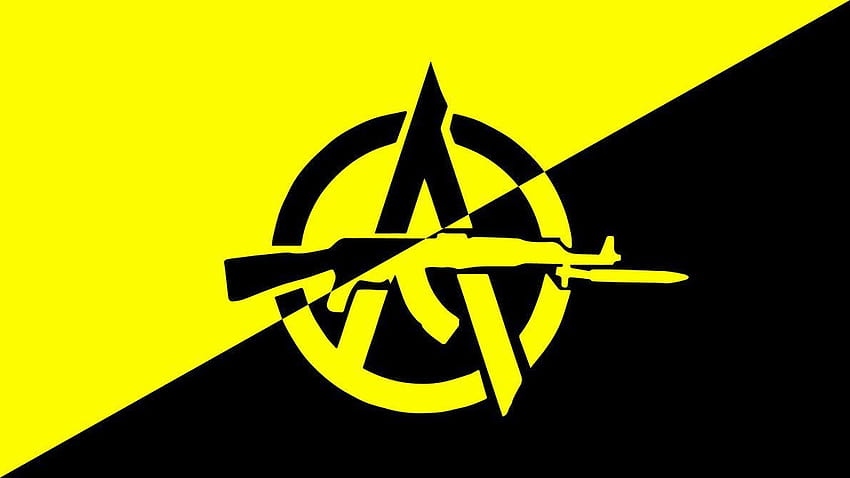 Anarco, bandera de la anarquía fondo de pantalla