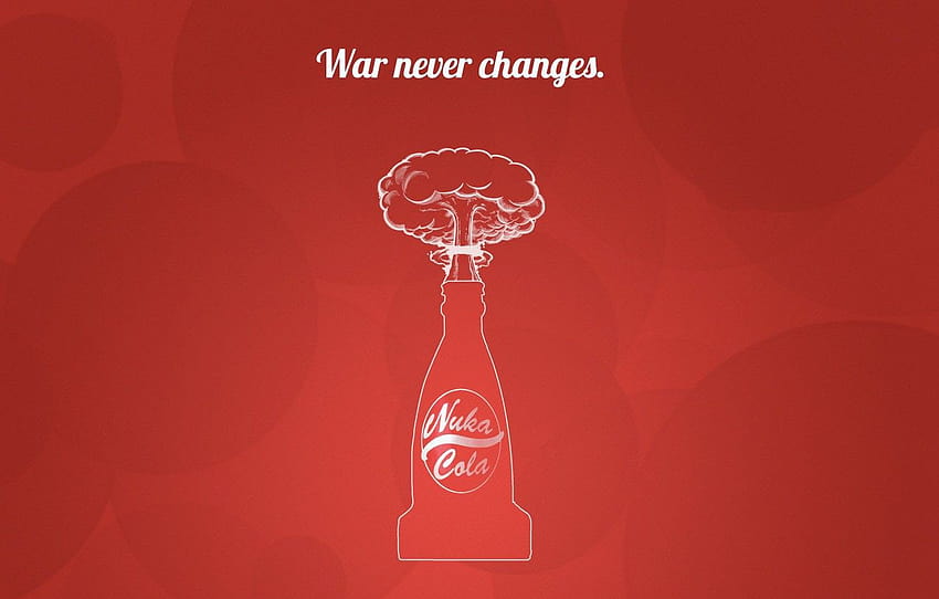 Fallout, Art, Nuka Cola, Cola, Nuka, war never changes HD wallpaper