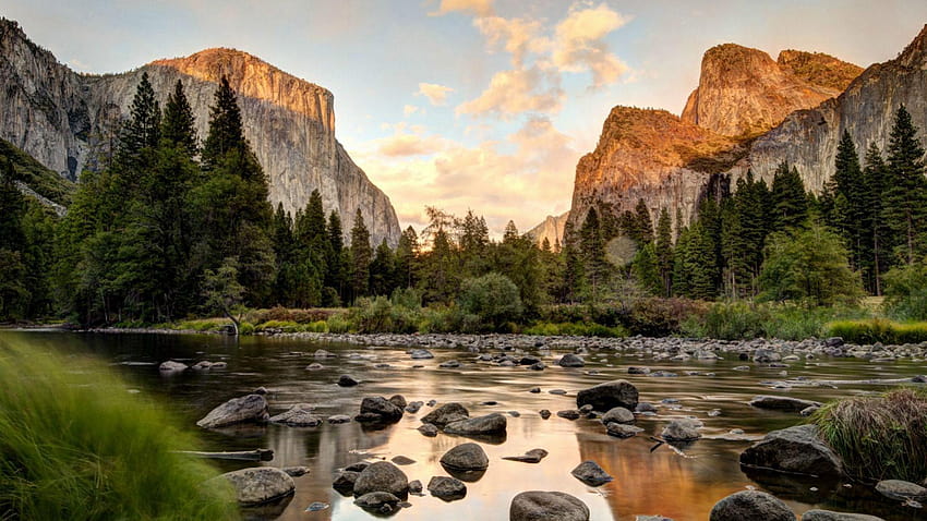 Resolusi Tinggi Yosemite Yosemite, matahari terbenam taman nasional yosemite Wallpaper HD