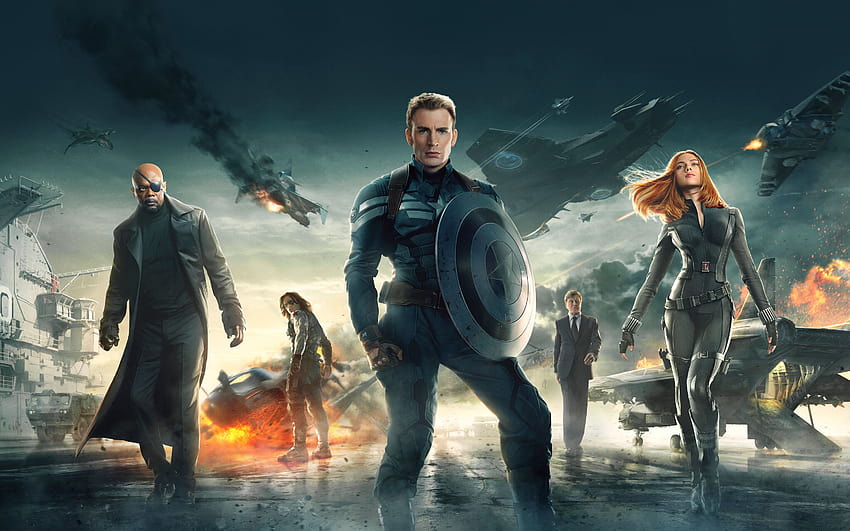 Captain America: The Winter Soldier Review, Captain America, je peux faire ça toute la journée sur l'ordinateur Fond d'écran HD