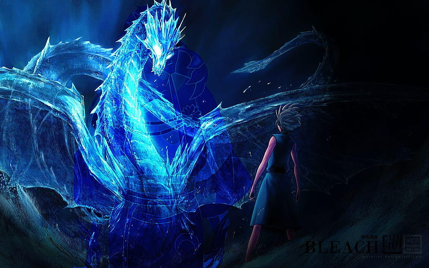 Drago Blu, drago di fuoco blu Sfondo HD