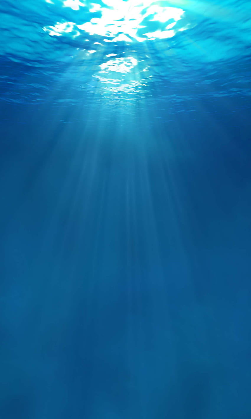 Underwater Sun Rays Mobile, Feuer- und Wassermobil HD-Handy-Hintergrundbild