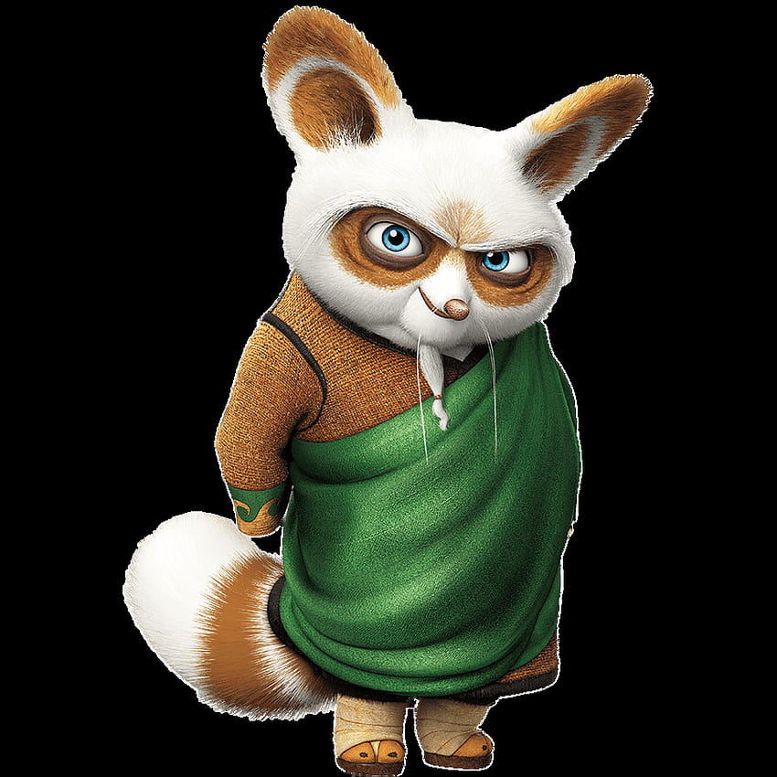 Kung Fu Panda Master Shifu със зелена пелерина HD тапет за телефон