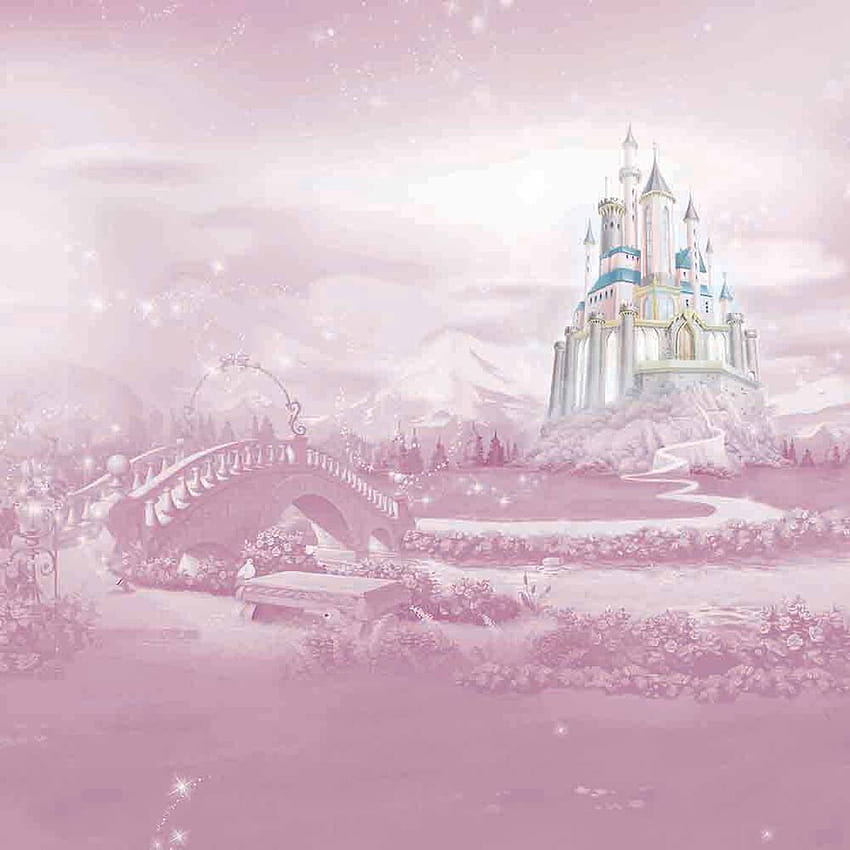 Princess Castle, castelo rosa Papel de parede de celular HD