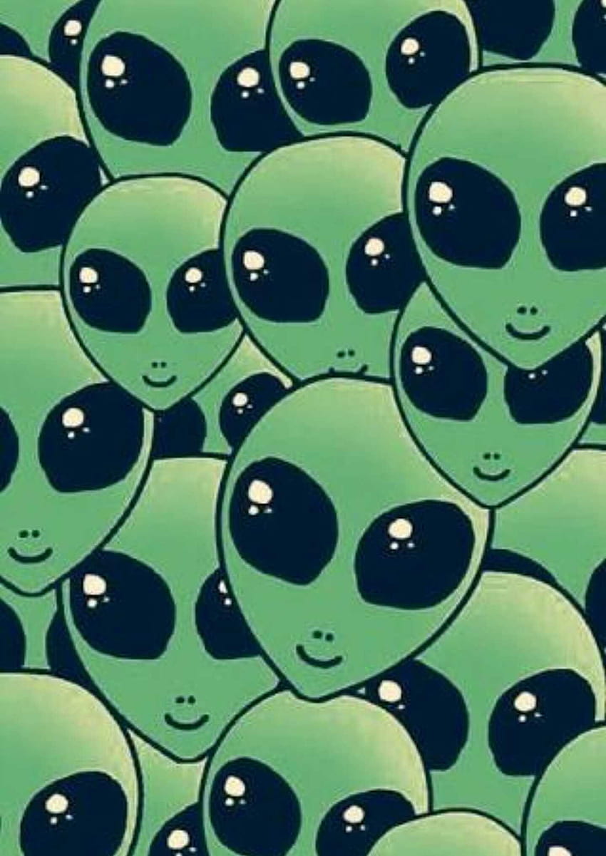 alien emoji HD phone wallpaper