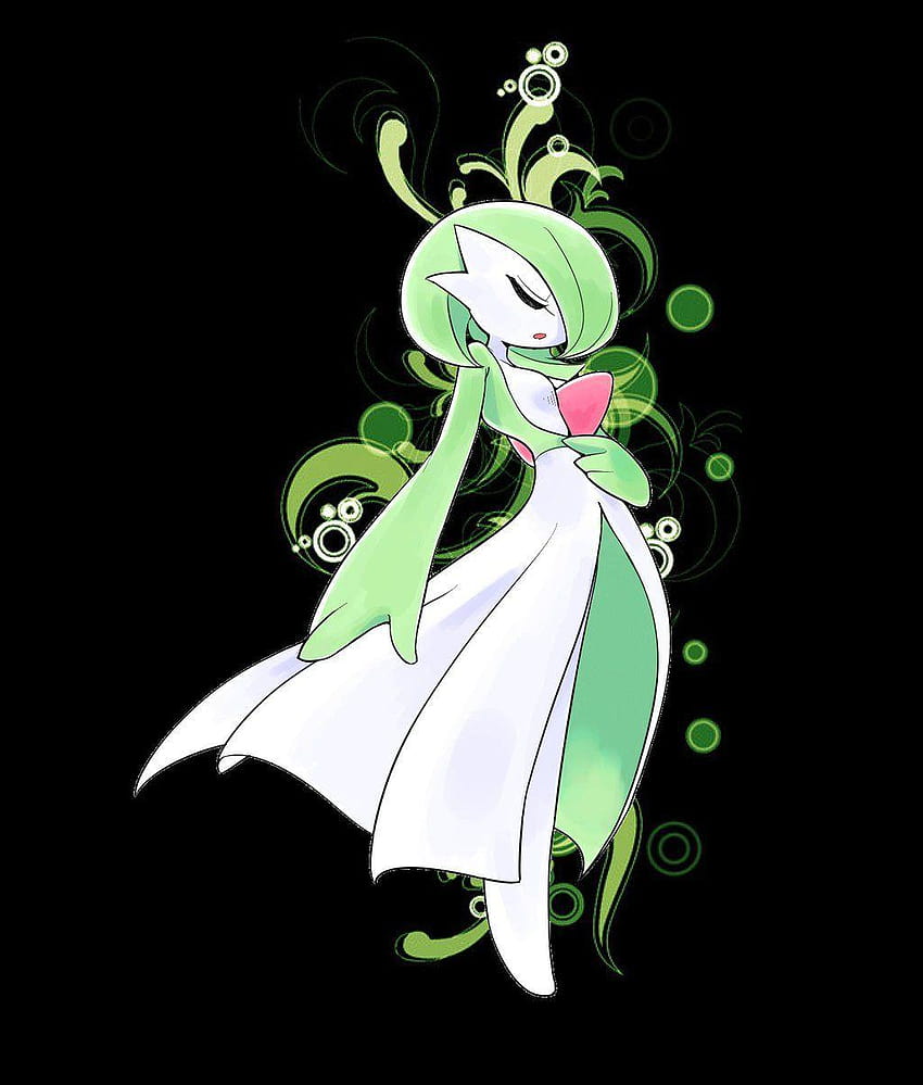 Download Shiny Blue Gardevoir Glowing Beautifully Wallpaper