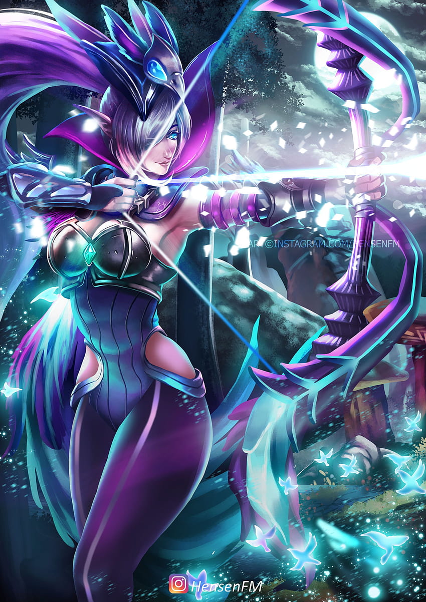 Mobile Legends Miya posted by Zoey Peltier, moskov epic skin HD phone wallpaper