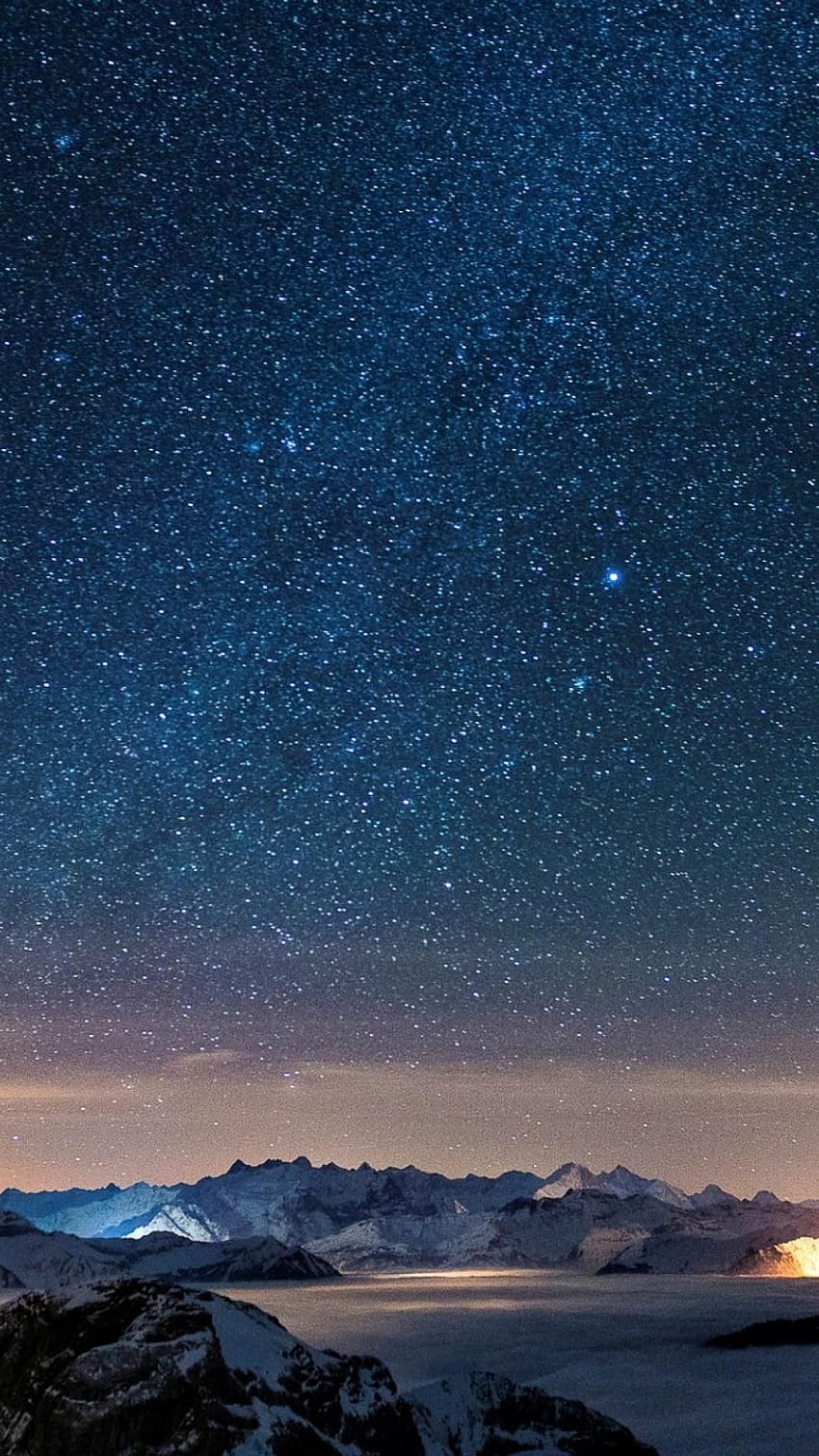 Nachthimmel, klarer Nachthimmel HD-Handy-Hintergrundbild