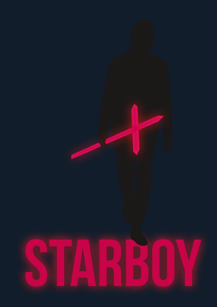 cartel de starboy, el fin de semana starboy fondo de pantalla del teléfono