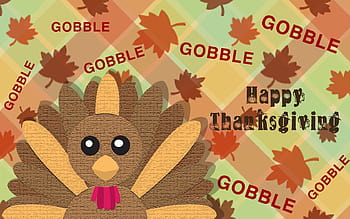 cute thanksgiving turkey background